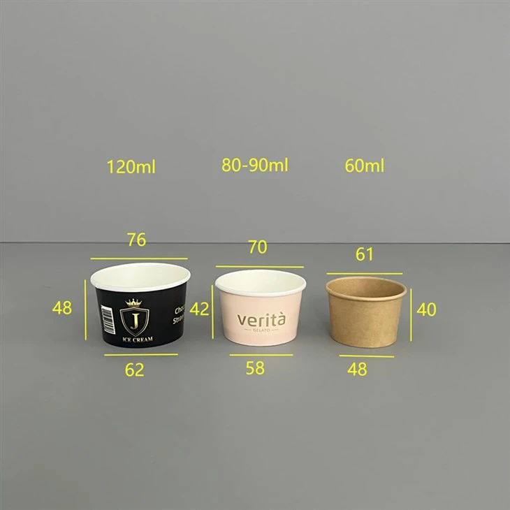 small ice cream cups