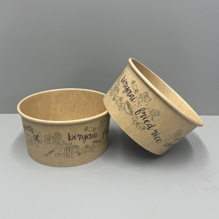1000ml kraft bowl with printing 1000ml kraft bowl with printing